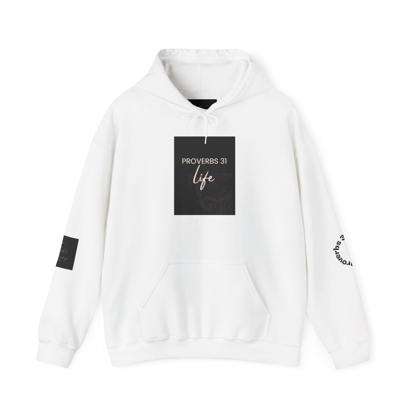 Faith-Inspired Unisex Hoodie | Proverbs 31 Life Sweatshirt, Christian Apparel, Inspirational Gift, Cozy Pullover, Faith-Based Clothing
