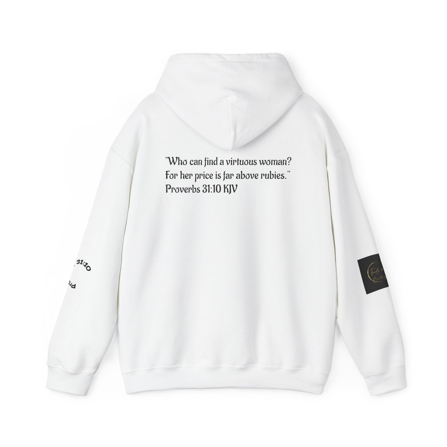 Proverbs 31 Inspired Unisex Hoodie, Inspirational Sweatshirt, Gift for Her, Faith Apparel, Cozy Fashion, Christian Wear