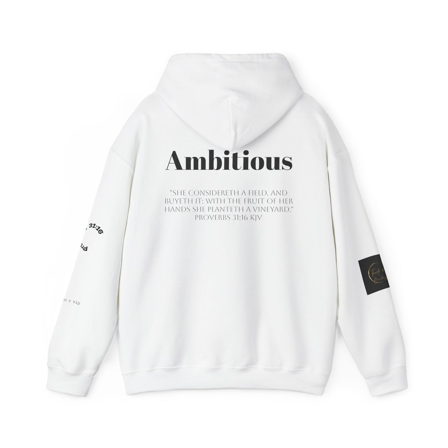 Proverbs 31 Inspirational Hoodie | Life & Ambitious Designs, Motivational Wear, Christian Apparel, Gift for Her, Cozy Streetwear