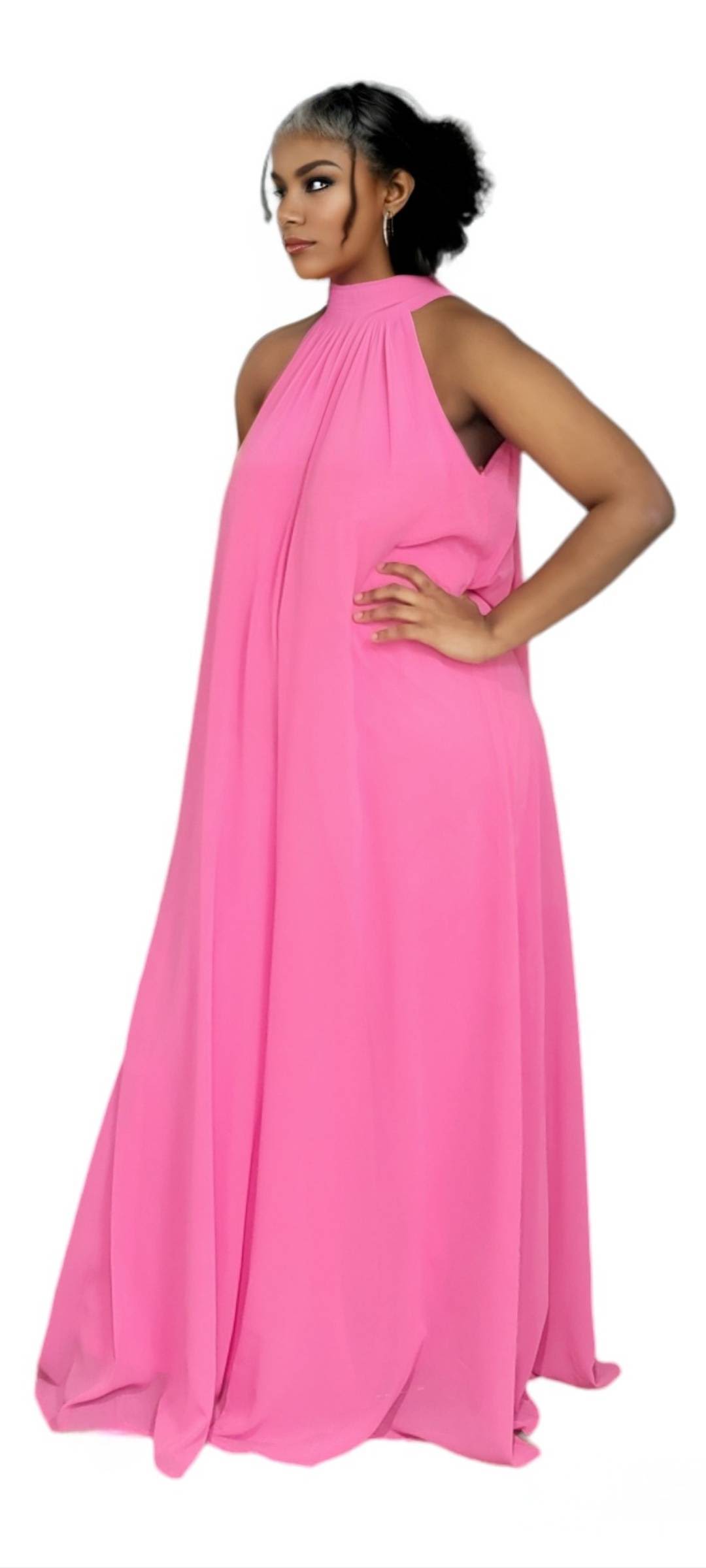 Sleeveless Flowing Wide-Leg Jumpsuit