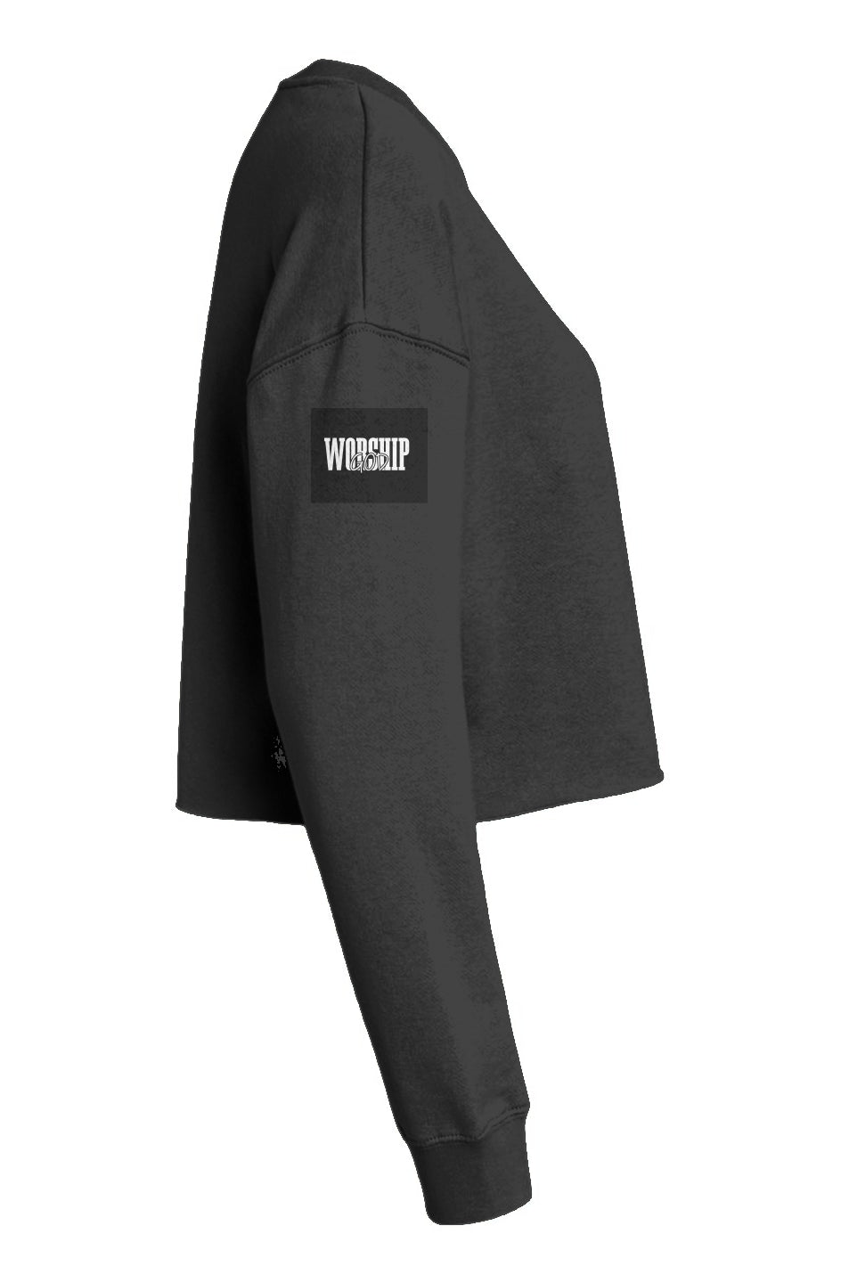 Lightweight Cropped Crew - PRAISE GOD