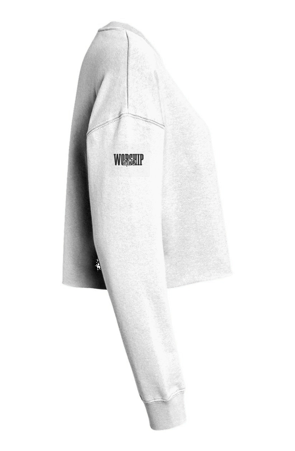 Lightweight Cropped Crew - PRAISE GOD Hoodie - Col
