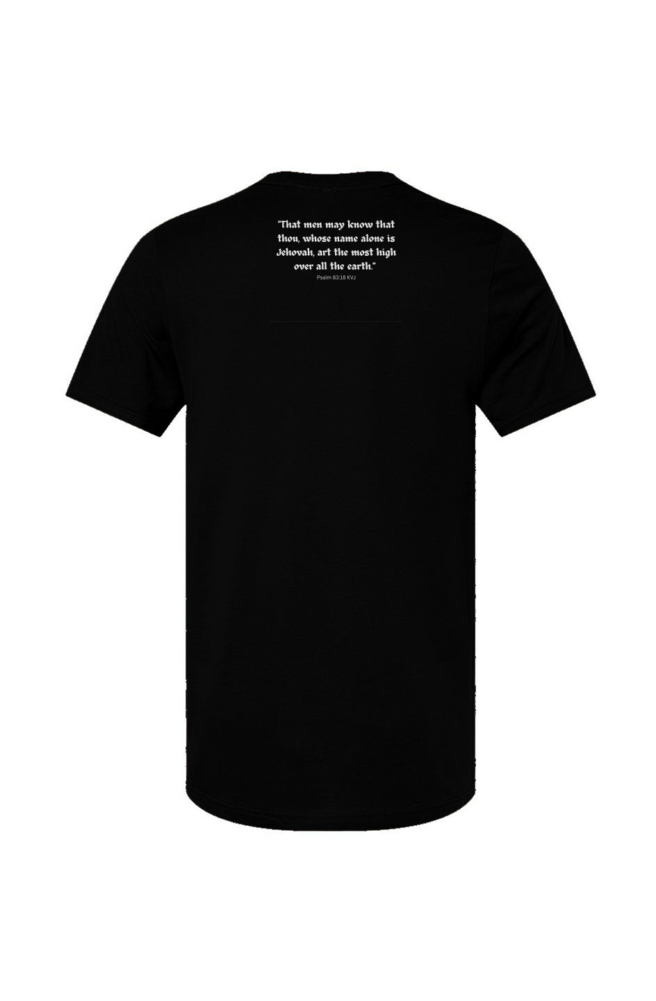 Unisex Jersey T-Shirt - PRAISE GOD (Black)