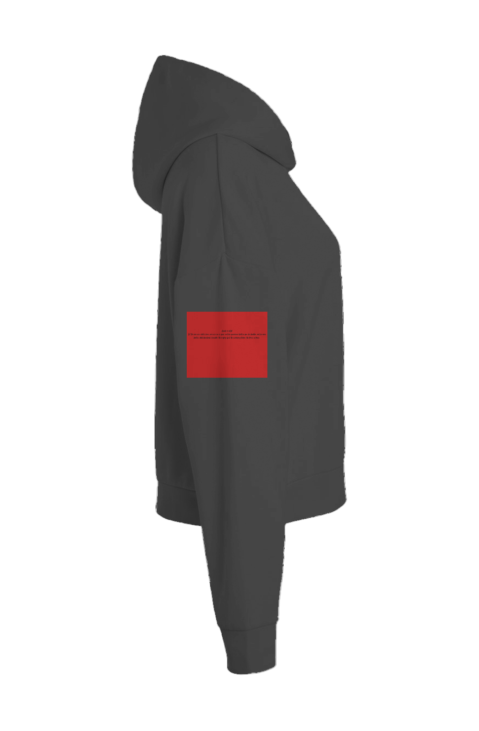 hip height hoodie WONDERFUL COUNSELOR - Black