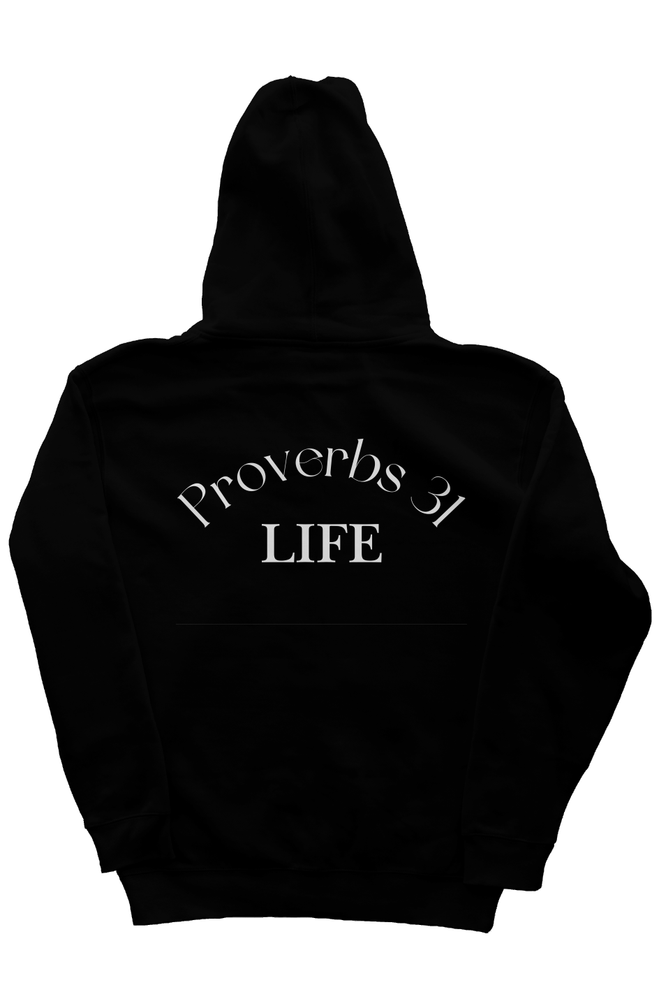 independent zip hoody - Proverbs 31 Life - Black
