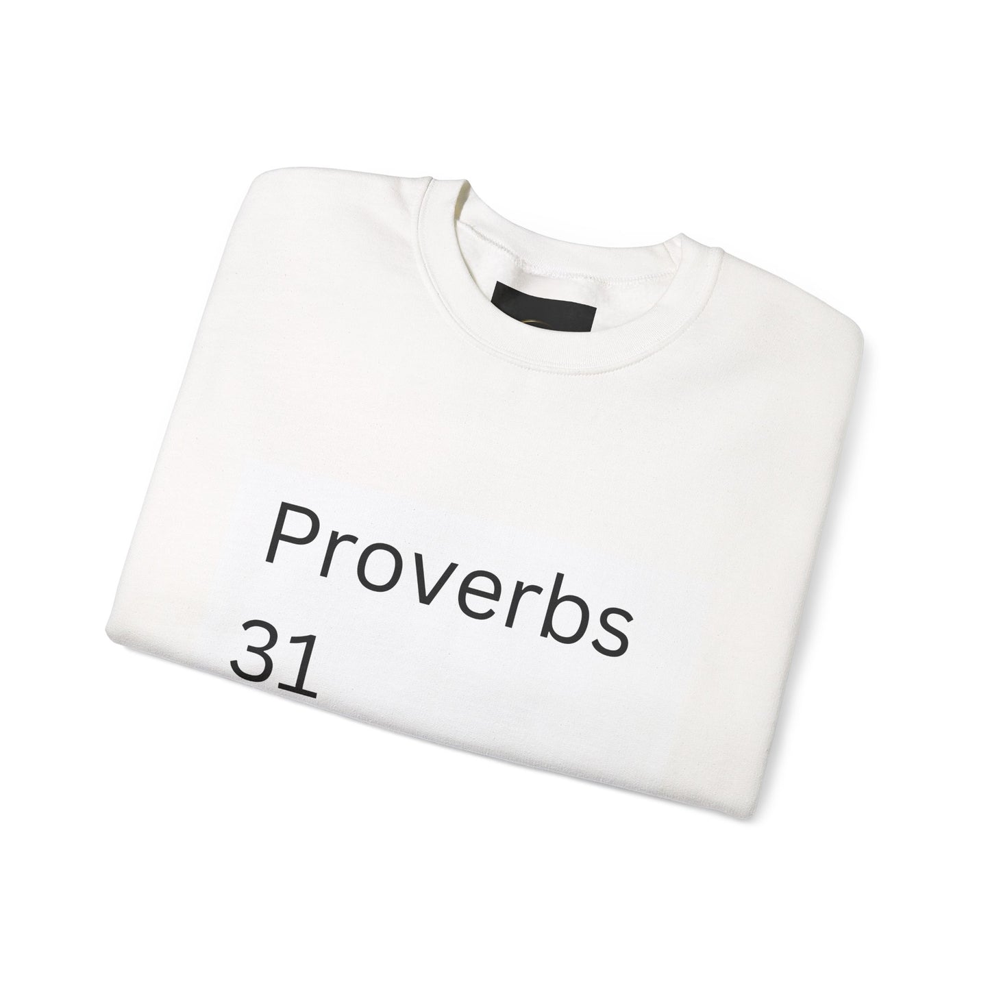 Inspirational Proverbs Sweatshirt for Wives, Cozy Crewneck, Bible Verse Apparel, Thoughtful Gift for Wife, Faith-Based Fashion