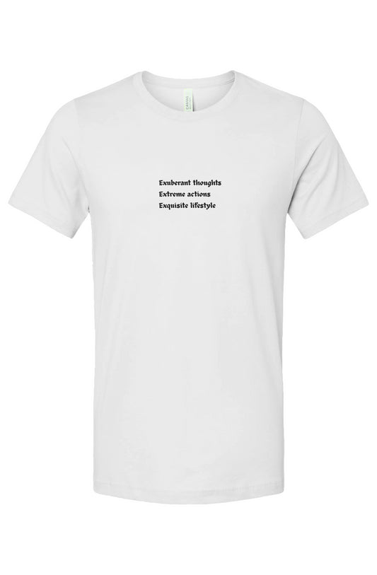 Unisex Jersey T-Shirt - Exuberant Thoughts 