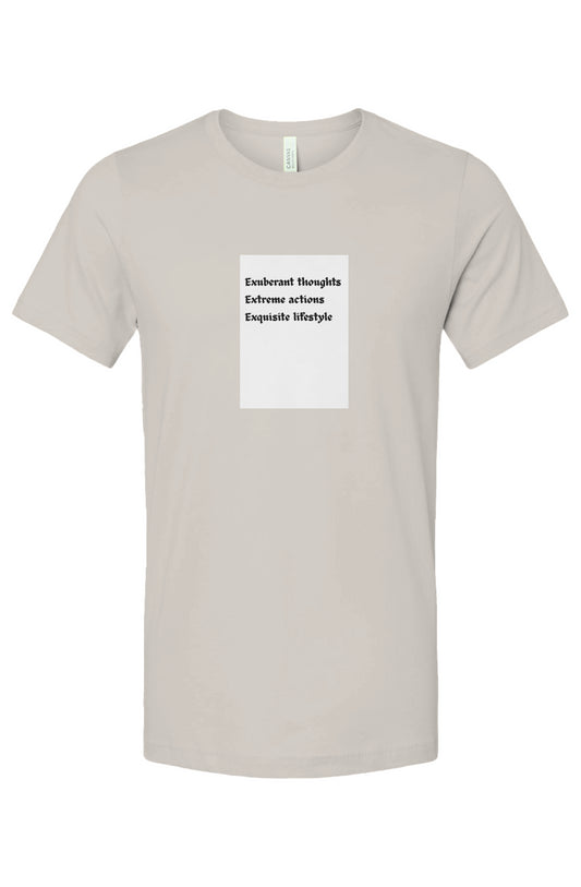 Unisex Jersey T-Shirt - Exuberant Thoughts 