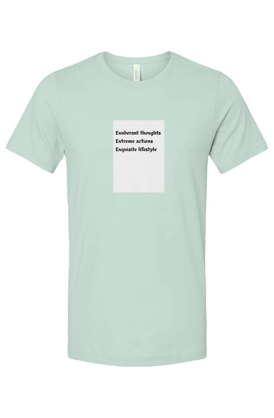 Unisex Jersey T-Shirt - Exuberant Thoughts 