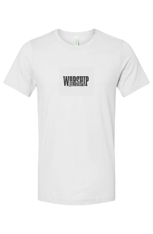 Unisex Jersey T-Shirt - WORSHIP JESUS 