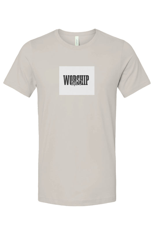 Unisex Jersey T-Shirt - WORSHIP GOD 