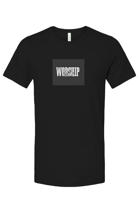 Unisex Jersey T-Shirt - PRAISE GOD (Black)
