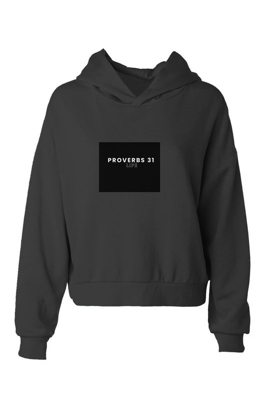 hip height hoodie - Proverbs 31 Life Kind (Black)
