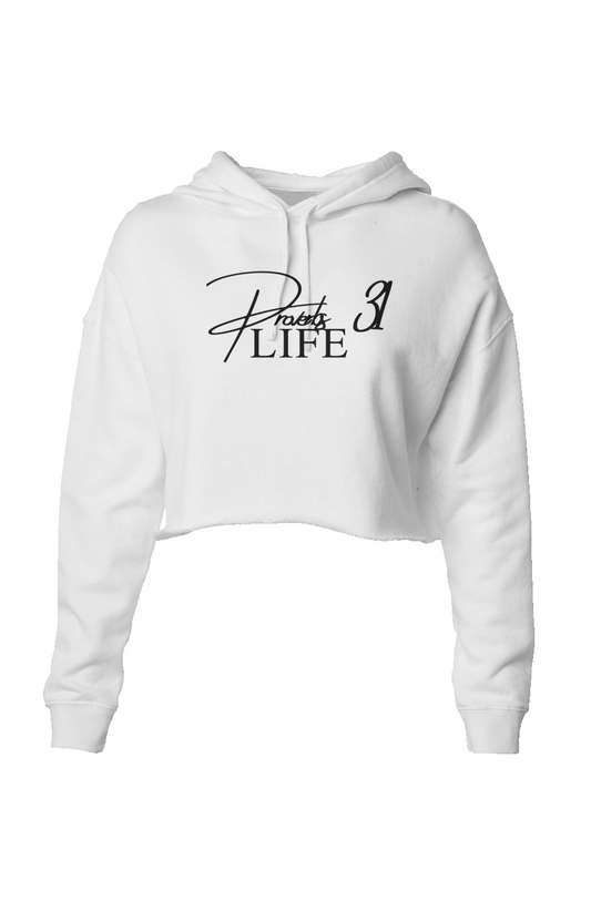 Lightweight Crop Hoodie - White Proverbs 31 Life - Mom