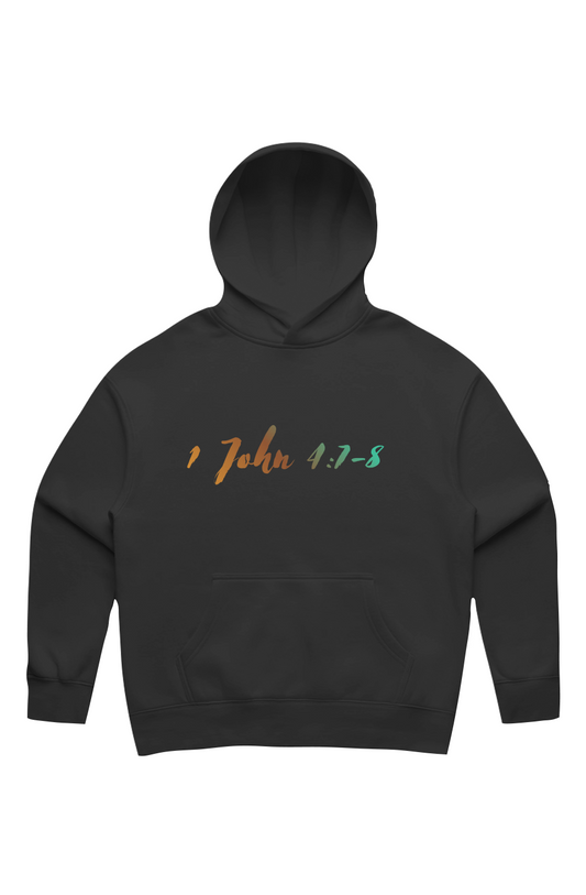 Wo's Relax Hood - GOD IS LOVE + 1 John 4:7-8