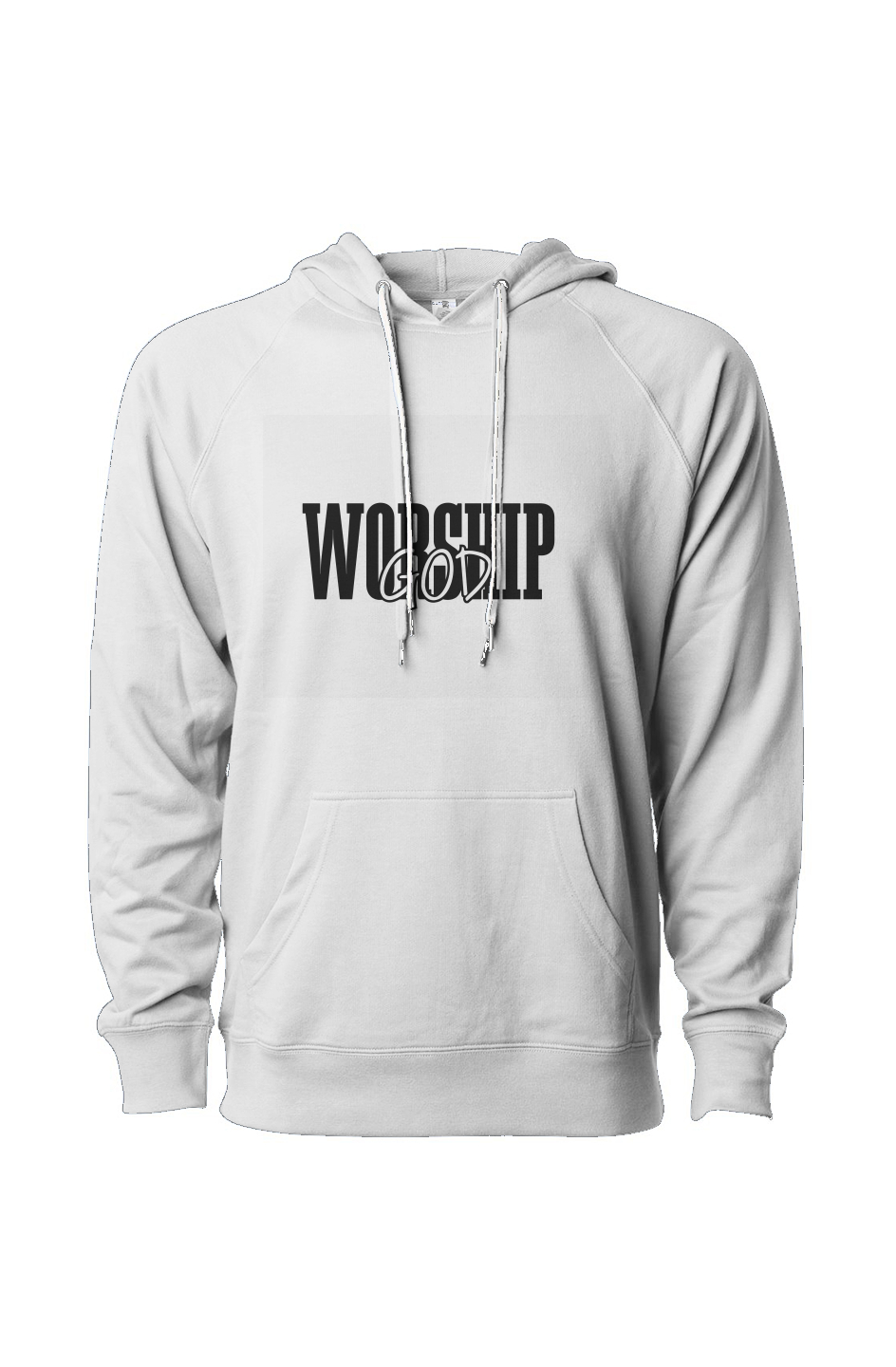 Worship GOD PSALM 83 18 Icon Loopback Terry Hooded Sweatshirt