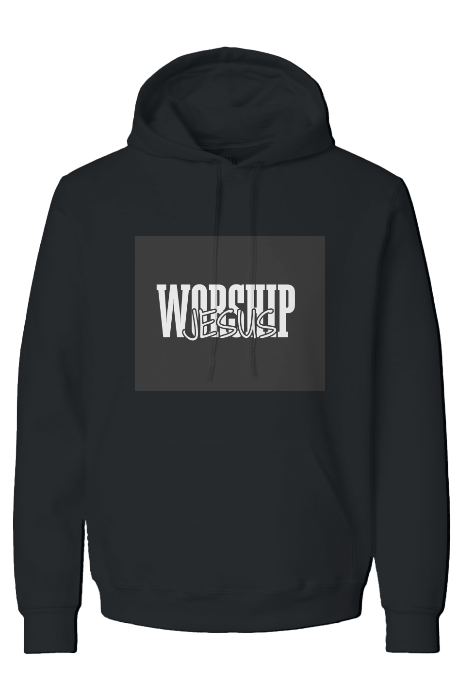 Worship JESUS Eco Premium Blend Hood