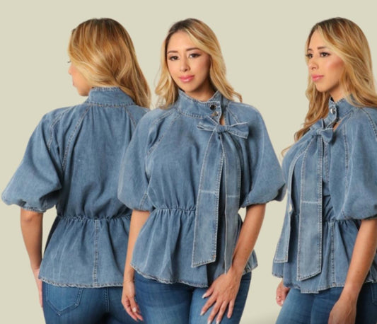 Denim Blouse