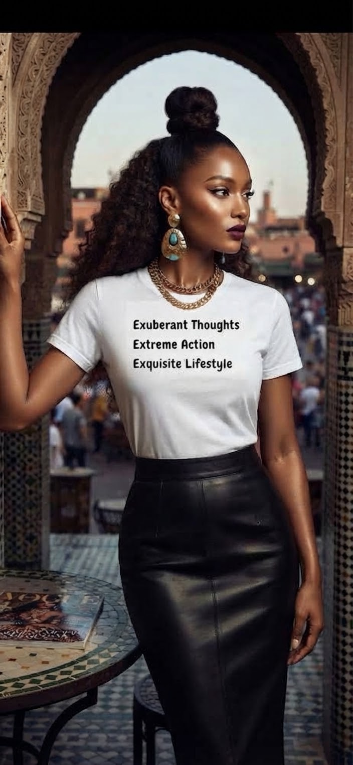 Exuberant Thoughts T shirt tultex womens t shirt